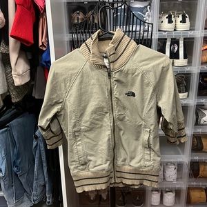 The North Face beige jacket